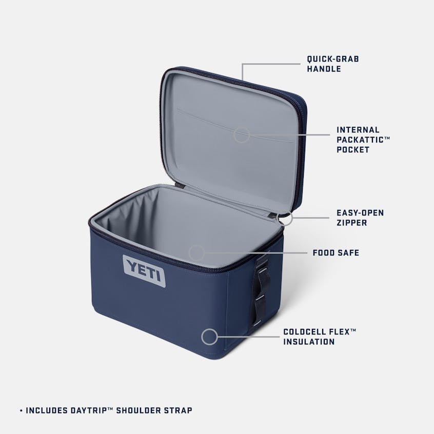 YETI Daytrip® 9L Insulated Box 250115 DaytripSnackbox PDP RTBInfographic 9L 2400x2400 YETI Cooler Shop