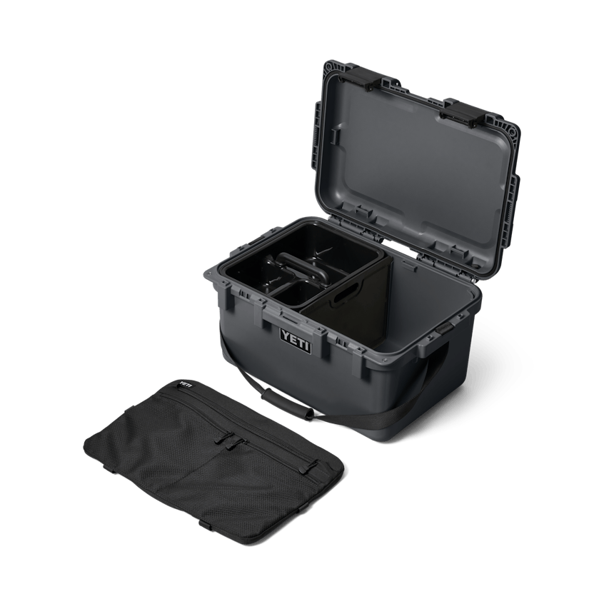 YETI Loadout® GoBox 30 Gear Case W 220027 site studio Loadout GoBox 30 Charcoal 3qtr Open Attic 1350 Primary B 2400x2400 YETI Cooler Shop