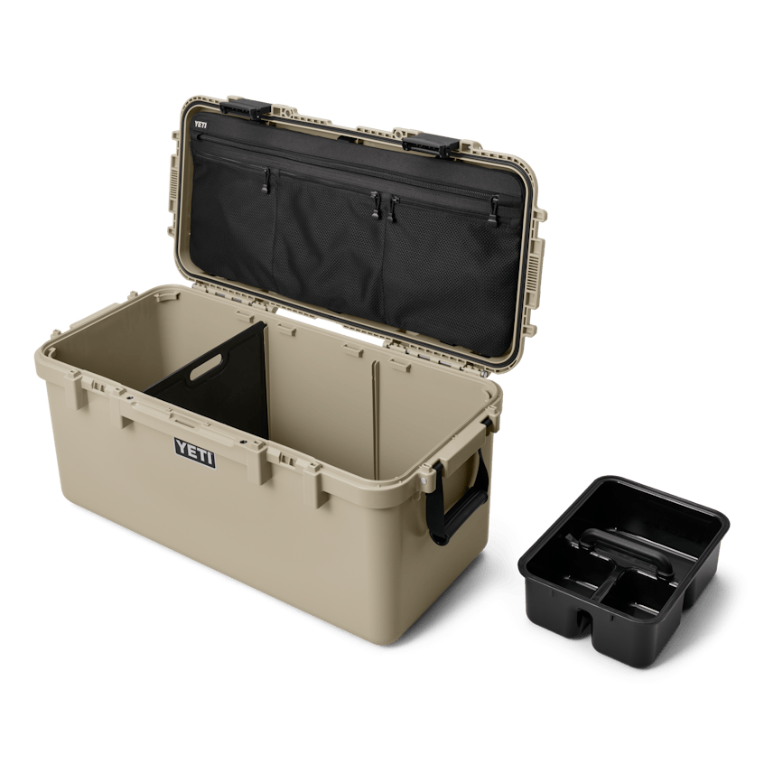 YETI Loadout® GoBox 60 Gear Case W 220027 site studio Loadout GoBox 60 Tan 3qtr Open 1266 Primary B 2400x2400 YETI Cooler Shop