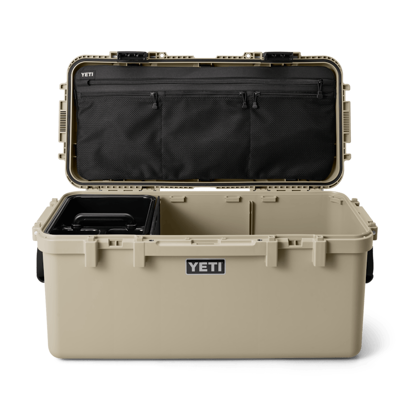 YETI Loadout® GoBox 60 Gear Case W 220027 site studio Loadout GoBox 60 Tan Front Open 1240 Primary B 2400x2400 YETI Cooler Shop