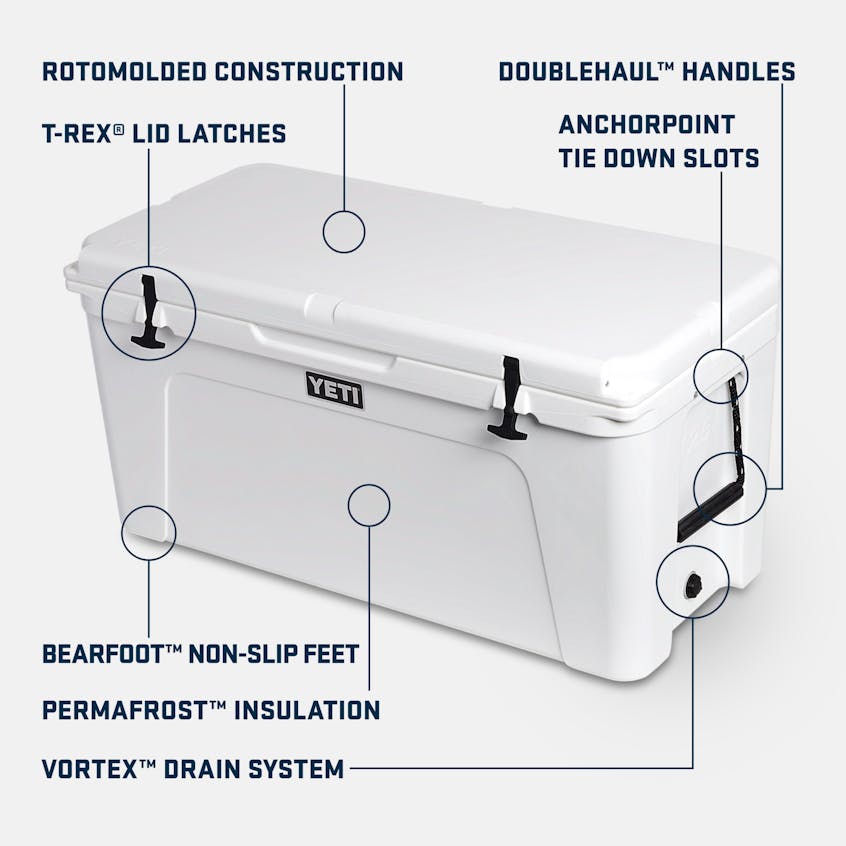 YETI Tundra® 125 Hard Cooler W 230030 site studio PDP Info Tundra125 B 2400x2400 yeticoolershop.com