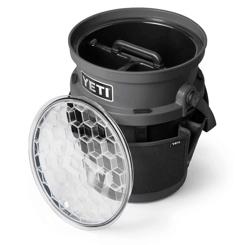 YETI The Fully-Loaded Bucket WITH LID W Cooler Accessories Fully Loaded Bucket Charcoal Studio PrimaryB YETI Cooler Shop