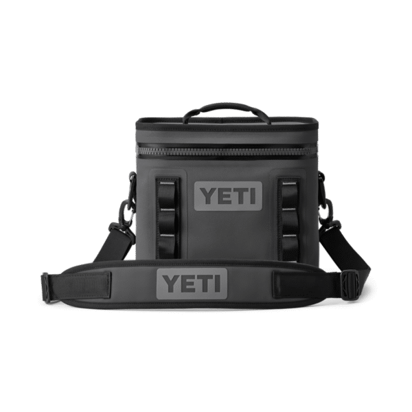YETI Hopper Flip® 8 Soft Cooler W Hopper Flip 8 Charcoal Front Strap 7716 B YETI Cooler Shop