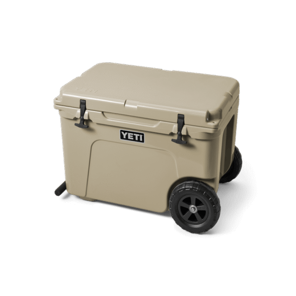 W Tundra Haul Tan 3qtr Handle Down Lid Down 3388 B YETI IceBox YETI Cooler Shop