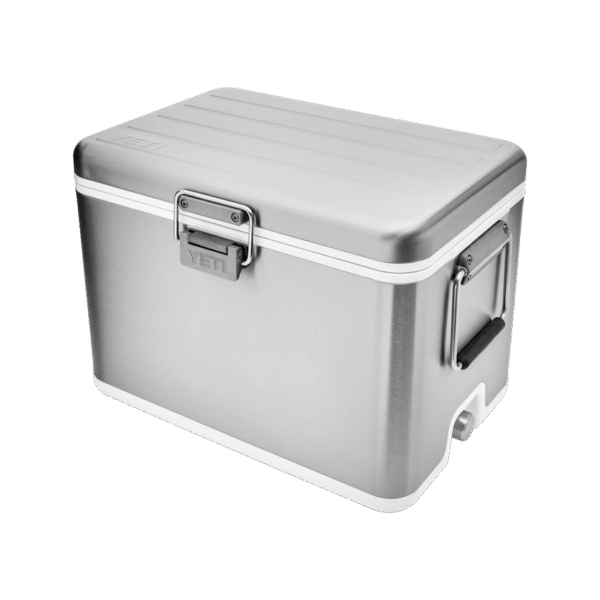 Yeti V Series® Stainless Steel Cooler W YETI 20190416 Product VSeries Quarter Closed B yeticoolershop.com