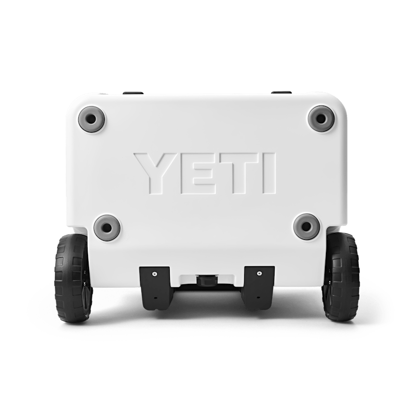 YETI Roadie® 60 Wheeled Cooler W site studio Hard Coolers Roadie 60 White Bottom 7060 Primary B 2400x2400 yeticoolershop.com