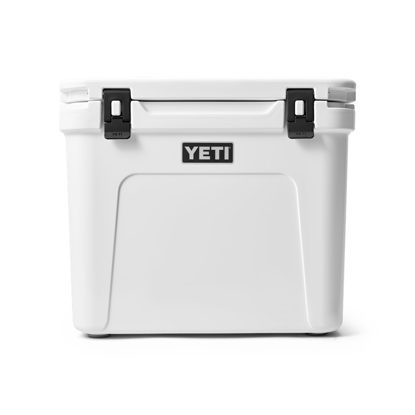 YETI Roadie® 60 Wheeled Cooler W site studio Hard Coolers Roadie 60 White Front 7058 Primary B 2400x2400 yeticoolershop.com