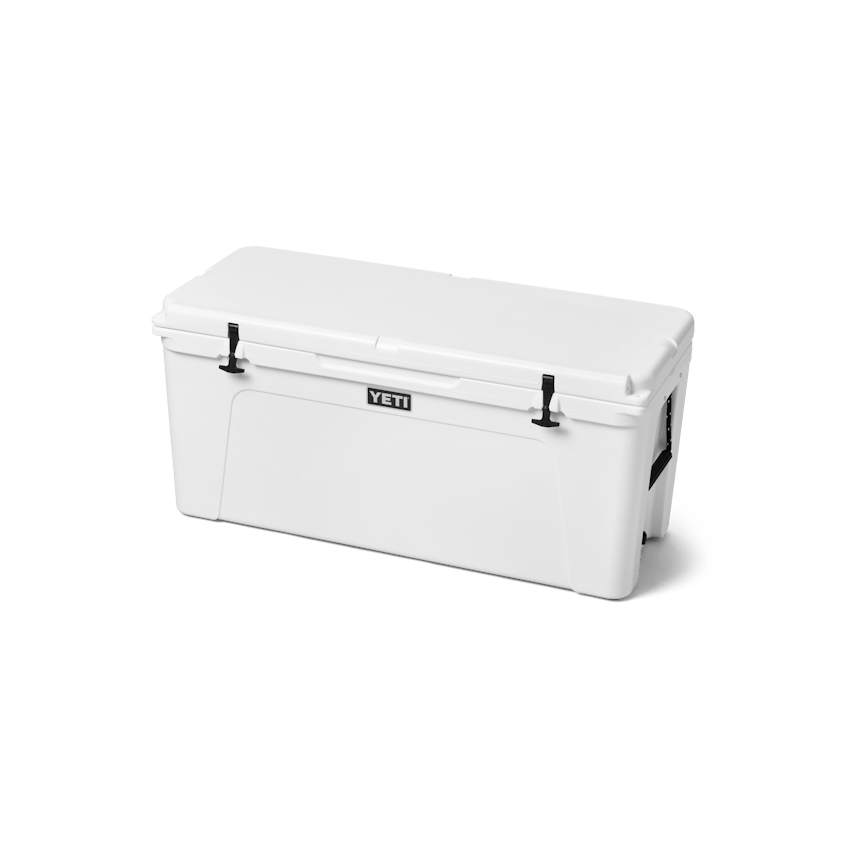 YETI Tundra® 160 Hard Cooler W site studio cooler capacity Tundra 160 White 3qtr Lid Down 3142 Primary B 2400x2400 yeticoolershop.com