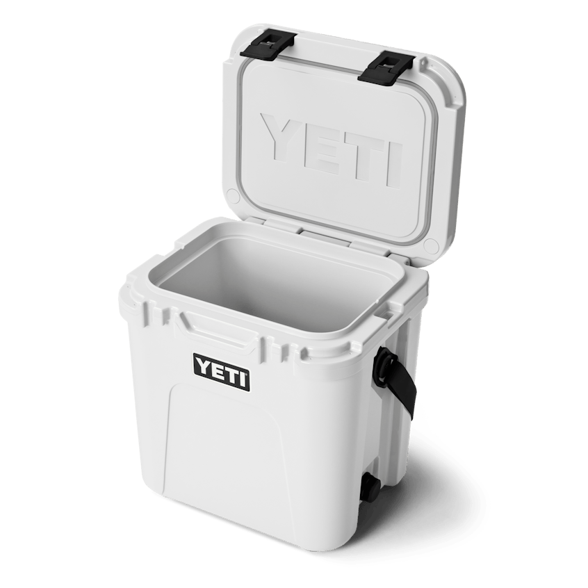 YETI Roadie® 24 Hard Cooler site studio hard coolers Roadie 24 2 0 White 3qter Open 160 Primary B 2400x2400 yeticoolershop.com